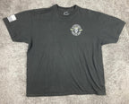 Allegiance Clothing Beret Tee Mens Black Skull United We Stand Tactical Flag 3XL