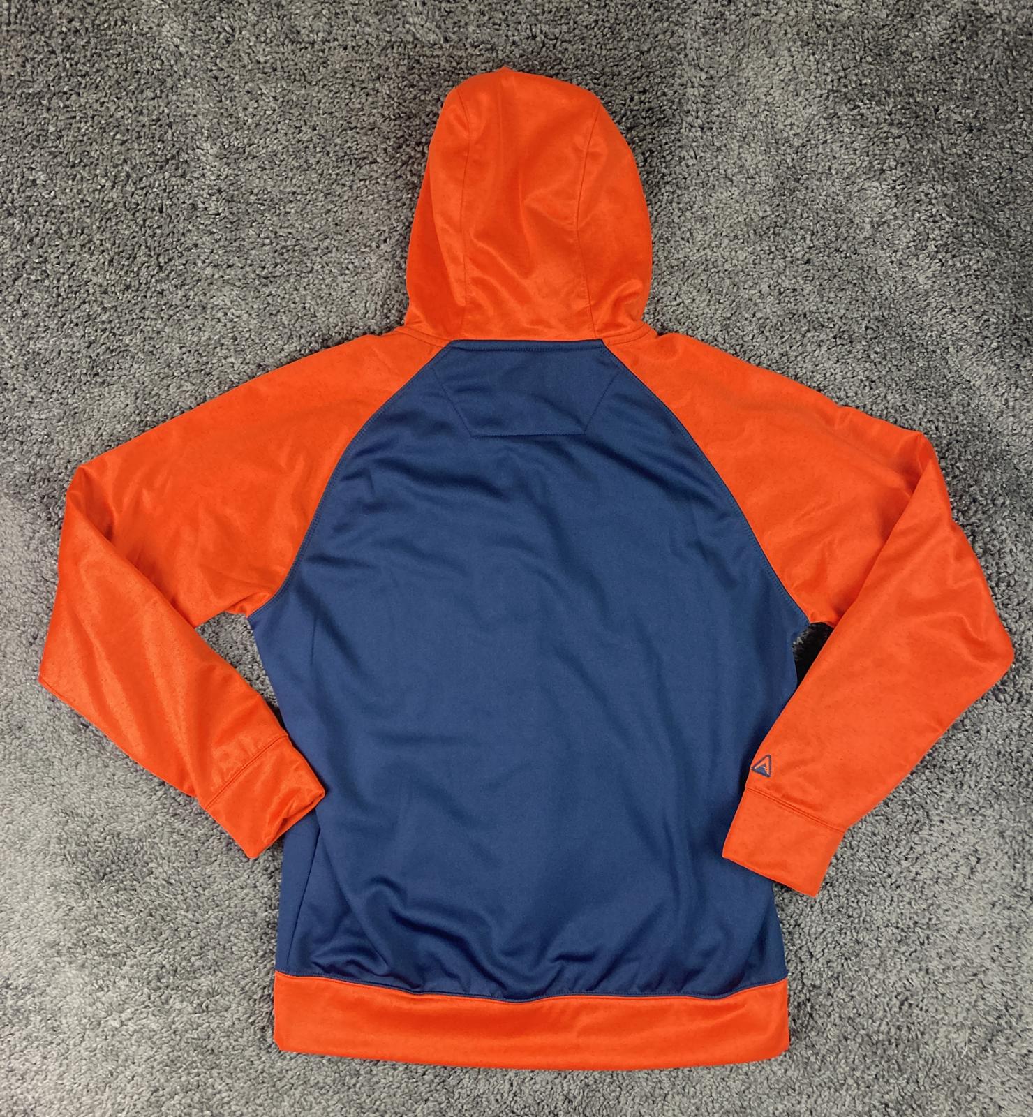 Antigua Syracuse Orange NCAA Full Zip Hoodie Men’s Size L Blue Orange
