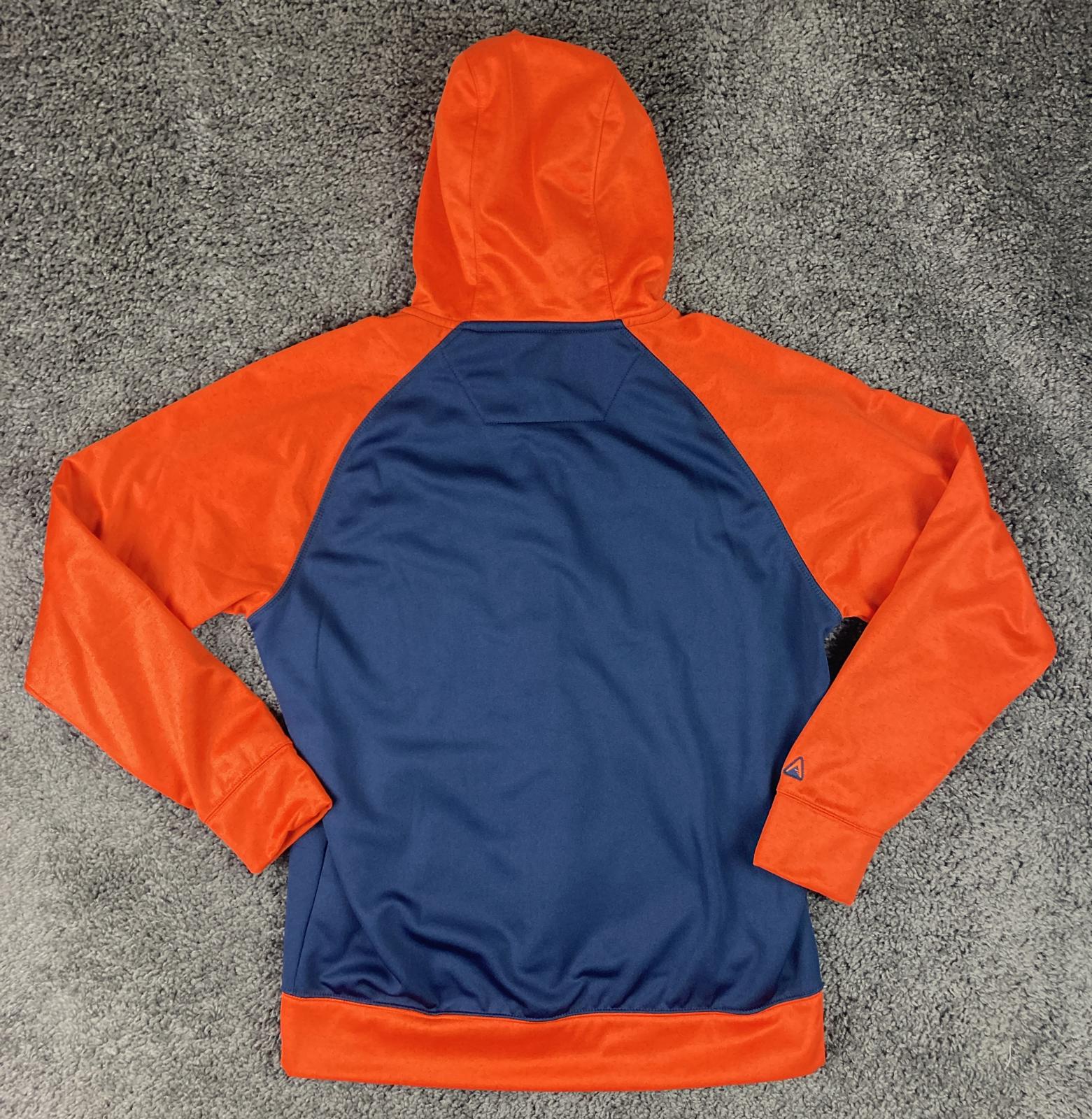Antigua Syracuse Orange NCAA Full Zip Hoodie Men’s Size L Blue Orange