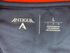 Antigua Syracuse Orange NCAA Full Zip Hoodie Men’s Size L Blue Orange