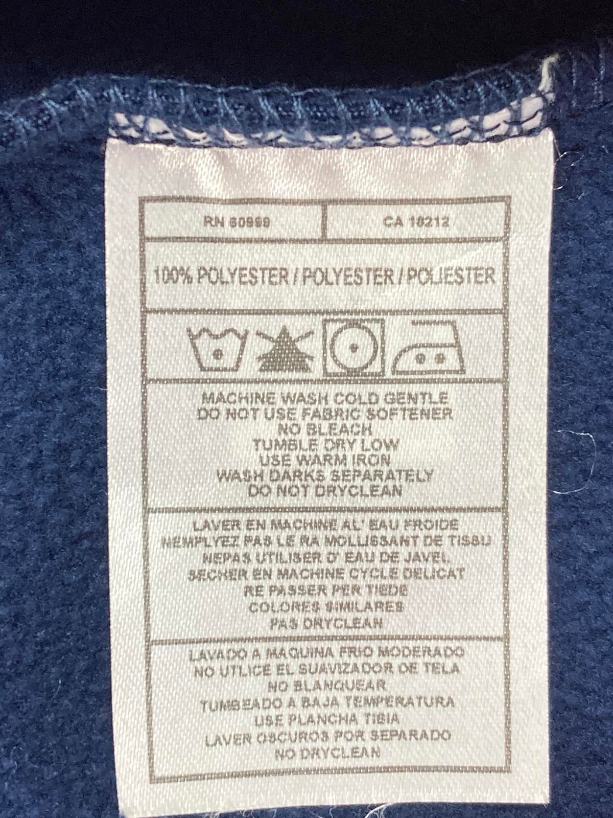 Antigua Syracuse Orange NCAA Full Zip Hoodie Men’s Size L Blue Orange