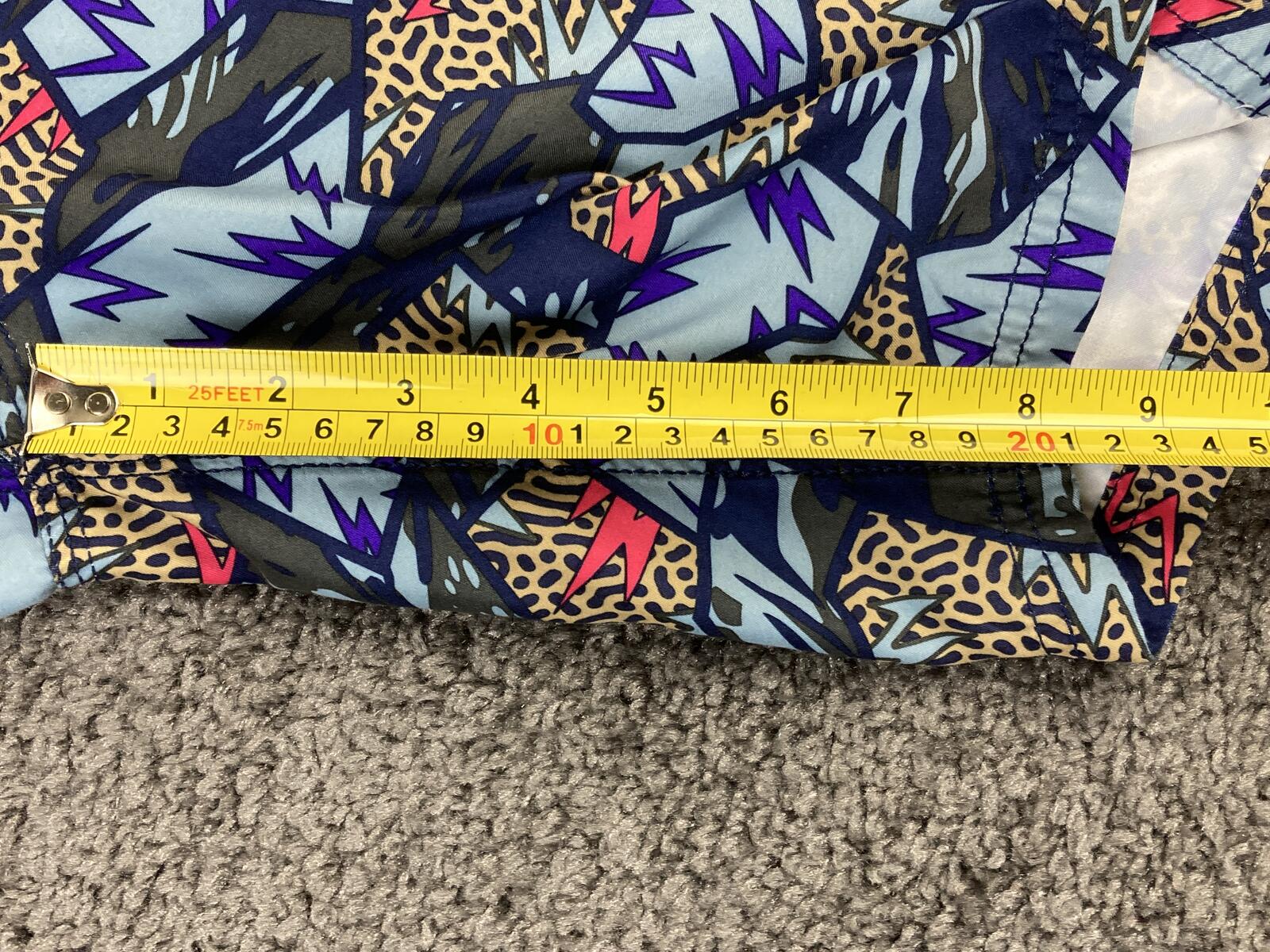 Element Chillin Origins Mens Hybrid Board Shorts 38 Abstract Retro Print Swim