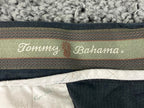 Tommy Bahama Men’s Black 100% Silk Pleated Shorts Size 36