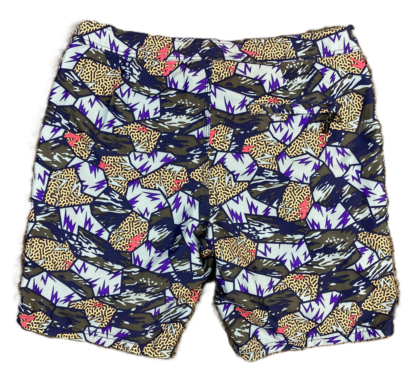 Element Chillin Origins Mens Hybrid Board Shorts 38 Abstract Retro Print Swim