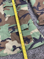 Vintage 1995 US Army Woodland Camo BDU Jacket USACAPOC Airborne Ripstop L-Reg