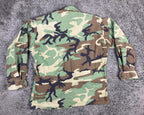 Vintage 1995 US Army Woodland Camo BDU Jacket USACAPOC Airborne Ripstop L-Reg