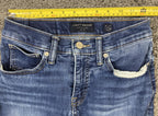 Lucky Brand Jeans Women's Blue Ava Mid Rise Skinny Ankle Size 6