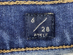 Lucky Brand Jeans Women's Blue Ava Mid Rise Skinny Ankle Size 6