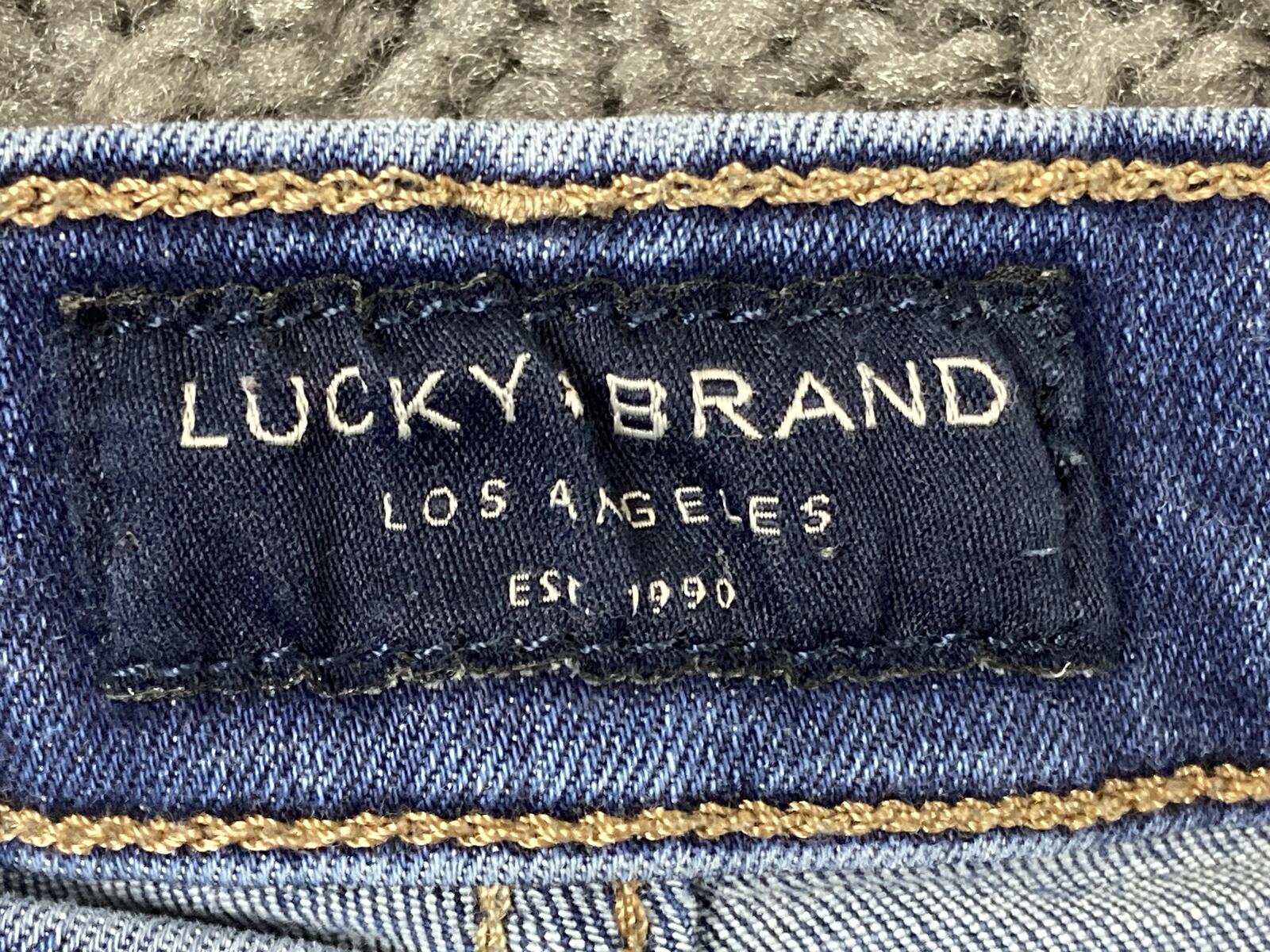 Lucky Brand Jeans Women's Blue Ava Mid Rise Skinny Ankle Size 6