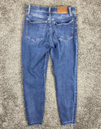 Lucky Brand Jeans Women's Blue Ava Mid Rise Skinny Ankle Size 6