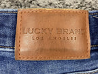 Lucky Brand Jeans Women's Blue Ava Mid Rise Skinny Ankle Size 6
