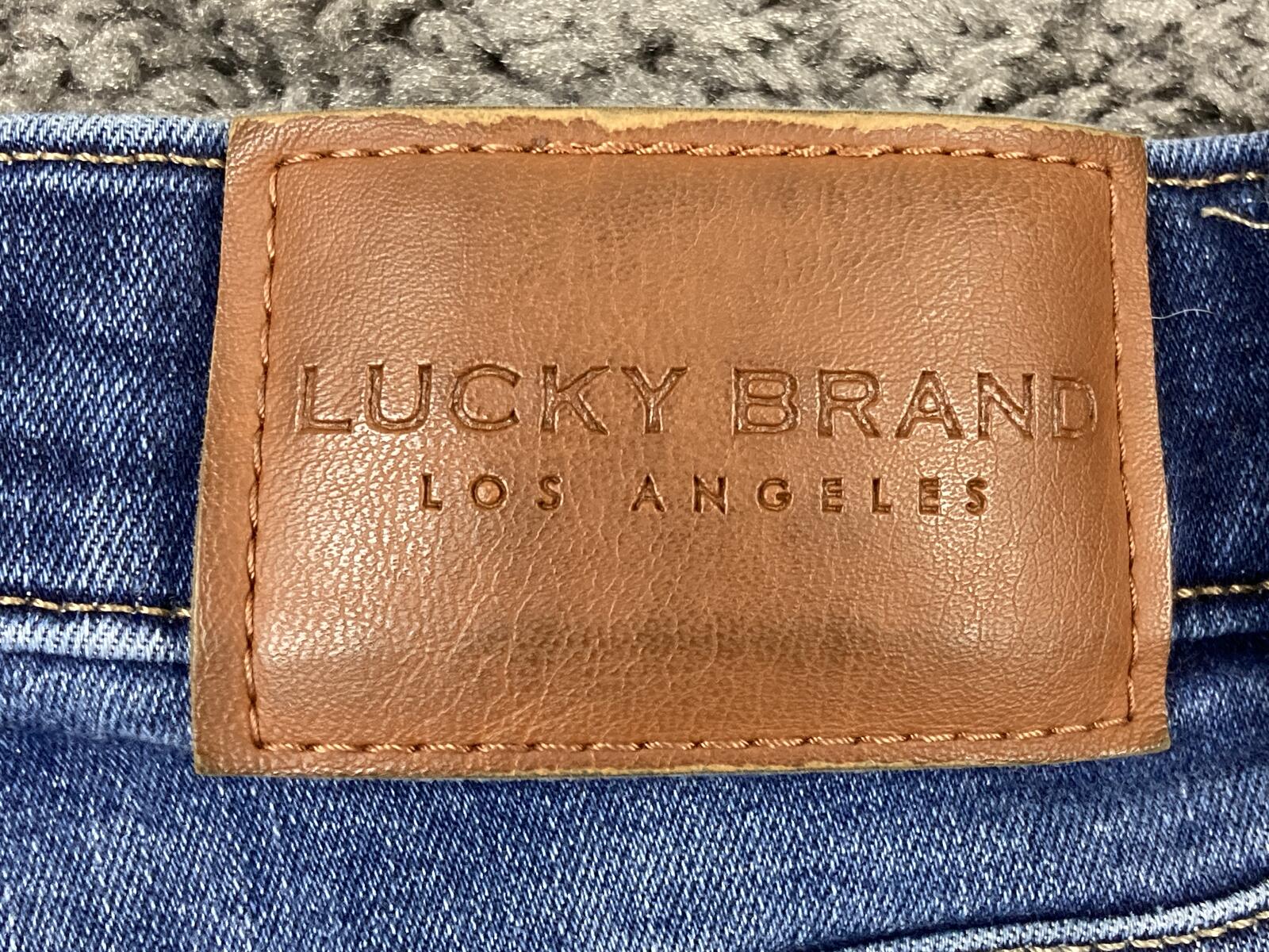 Lucky Brand Jeans Women's Blue Ava Mid Rise Skinny Ankle Size 6