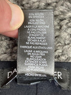 David Lerner New York Basic Black Leggings Women's Stretch USA Made Sz Medium