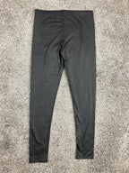 David Lerner New York Basic Black Leggings Women's Stretch USA Made Sz Medium