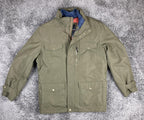 London Fog Functional Outdoor Gear Men's Field Jacket Olive Green Coat Size M