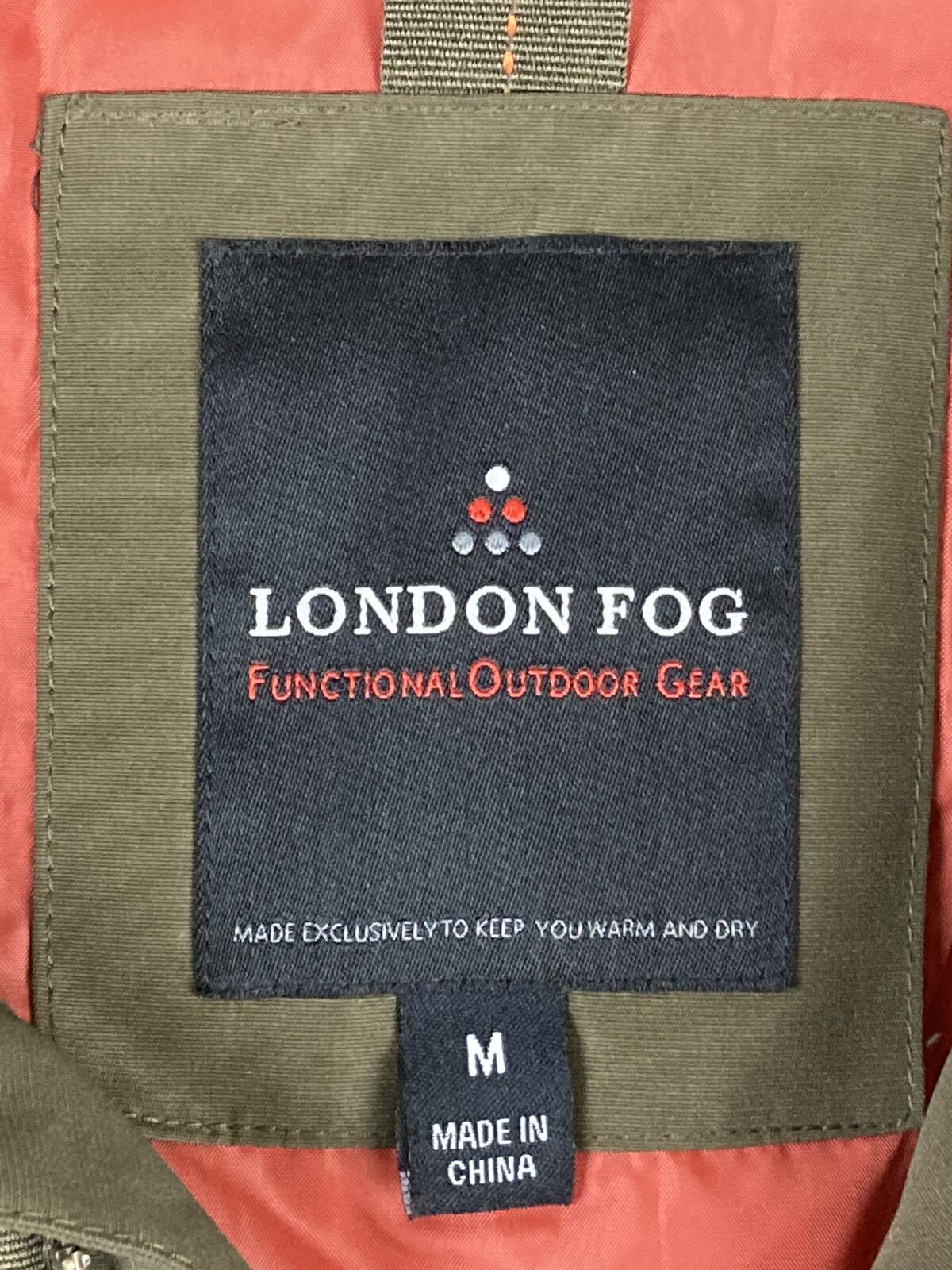 London Fog Functional Outdoor Gear Men's Field Jacket Olive Green Coat Size M