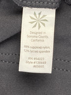 Athleta Metro Slouch Jogger Pants Womens Gray Zip Pockets Stretch Casual Sz S