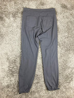 Athleta Metro Slouch Jogger Pants Womens Gray Zip Pockets Stretch Casual Sz S
