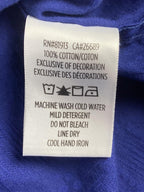 Robert Graham Walden Mens Blue Geometric LS Button Down Shirt Flip Cuff Sz L