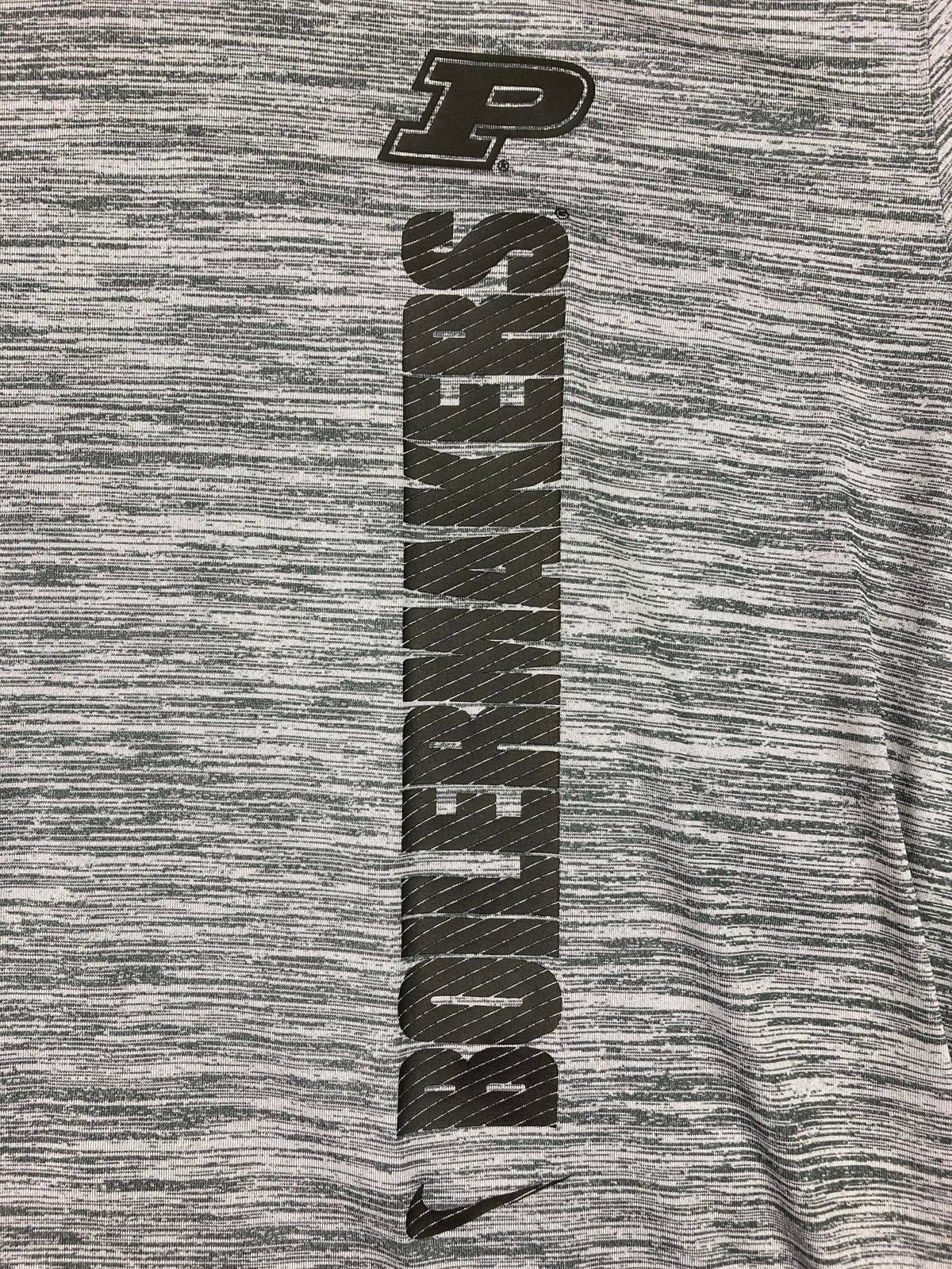 Nike Purdue Boilermakers Dri-Fit Long Sleeve Performance Shirt Men’s Size Large