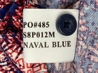 Nat Nast Luxury Originals Men’s Silk Blend Camp Shirt Red Blue Palm Print Sz L