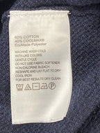 Tommy Bahama IslandZone Coolside Quarter-Zip Sweater Navy Blue Coolmax Men's XL