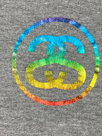 Rainbow Script Streetwear Pullover Hoodie Gray Men’s Size XL Skate Hoodie