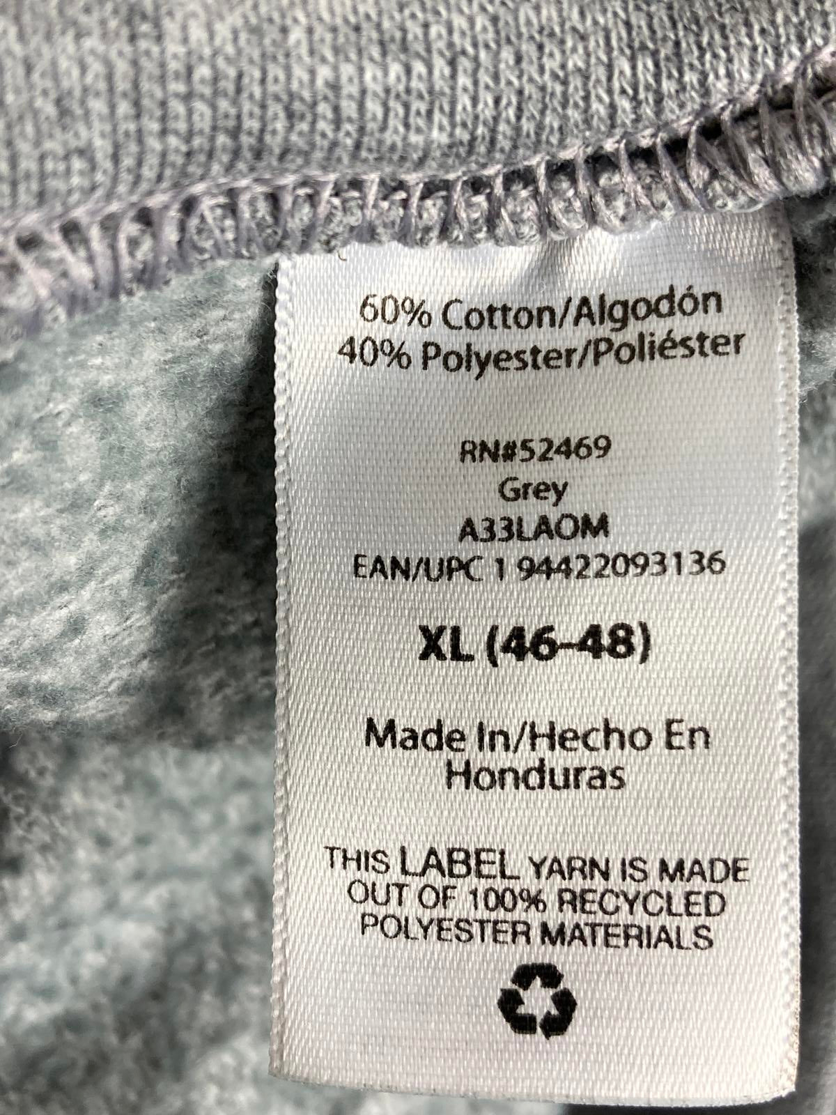 Rainbow Script Streetwear Pullover Hoodie Gray Men’s Size XL Skate Hoodie