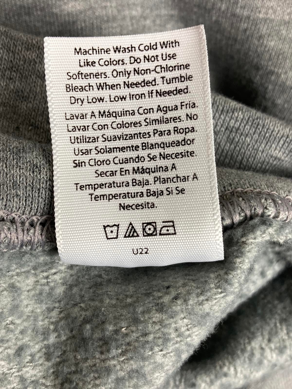 Rainbow Script Streetwear Pullover Hoodie Gray Men’s Size XL Skate Hoodie