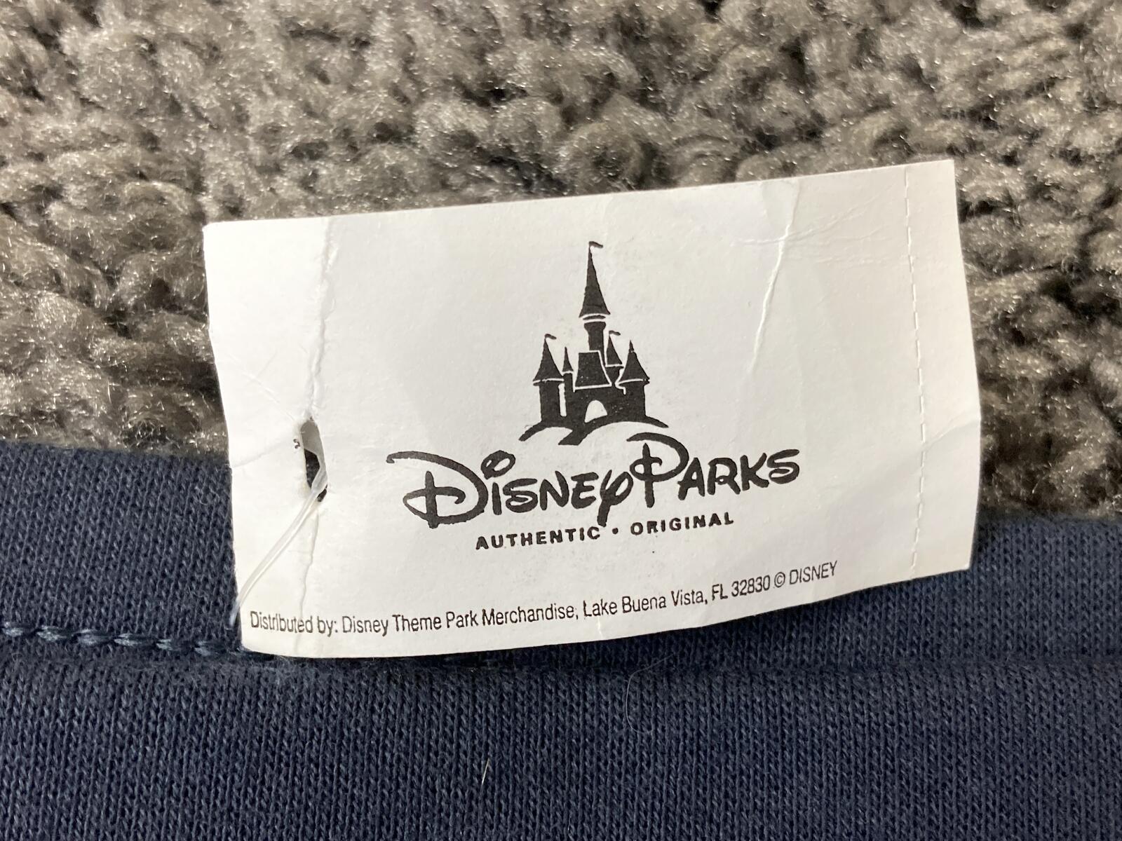 Disney Parks Jogger Sweatpants Mickey Mouse Graphic Unisex Blue Gray Sz 2XL NWT