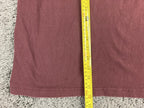 Carhartt Shirt Mens K126 Loose Fit Long Sleeve Pocket Workwear Maroon Sz XL