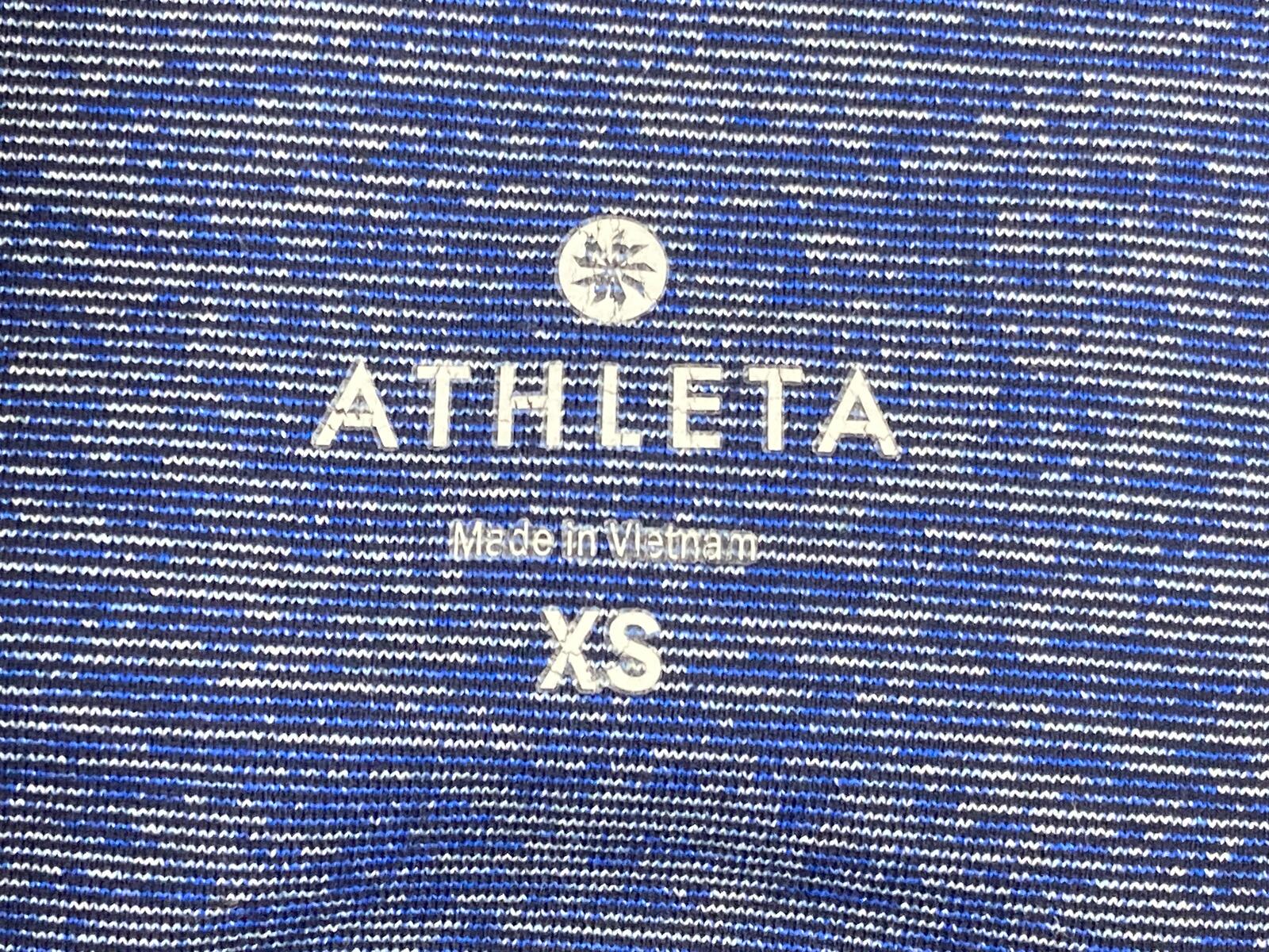 Athleta Chaturanga Space Dye Tight Heather Blue Leggings Yoga Pants Womens XS