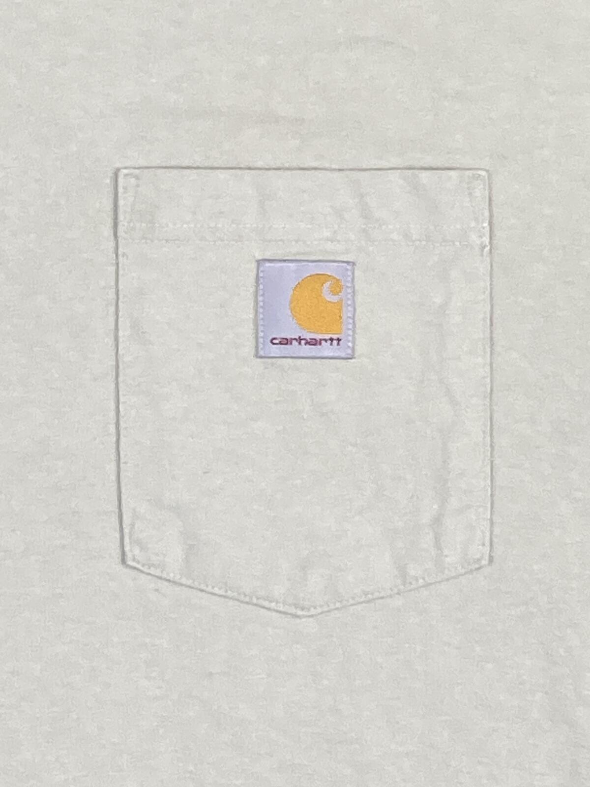 Carhartt Men's K87 Heavyweight Loose Fit Pocket T-Shirt Light Green Size 2XL