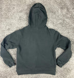 Disneyland Resort Hoodie Full Zip Black Embroidered Women's Micky Mouse Sz S