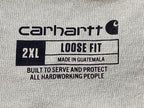 Carhartt Men's K87 Heavyweight Loose Fit Pocket T-Shirt Light Green Size 2XL