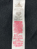 Disneyland Resort Hoodie Full Zip Black Embroidered Women's Micky Mouse Sz S