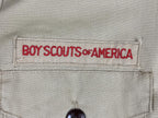 Official Boy Scouts of America BSA Tan Uniform Shirt Size Small Cat 599 USA