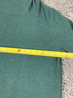 Michael Stars Green Ribbed Knit Cowl Neck Sweater Dress Women's Sz Large