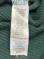 Michael Stars Green Ribbed Knit Cowl Neck Sweater Dress Women's Sz Large