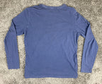 Robert Barakett Kentville Long Sleeve T-Shirt Men's Blue Pima Cotton Sz XXL