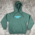 Lonely Ghost Caring's Cool Hoodie Forest Green It's Cool To Care Streetwear Sz L