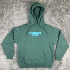 Lonely Ghost Caring's Cool Hoodie Forest Green It's Cool To Care Streetwear Sz L