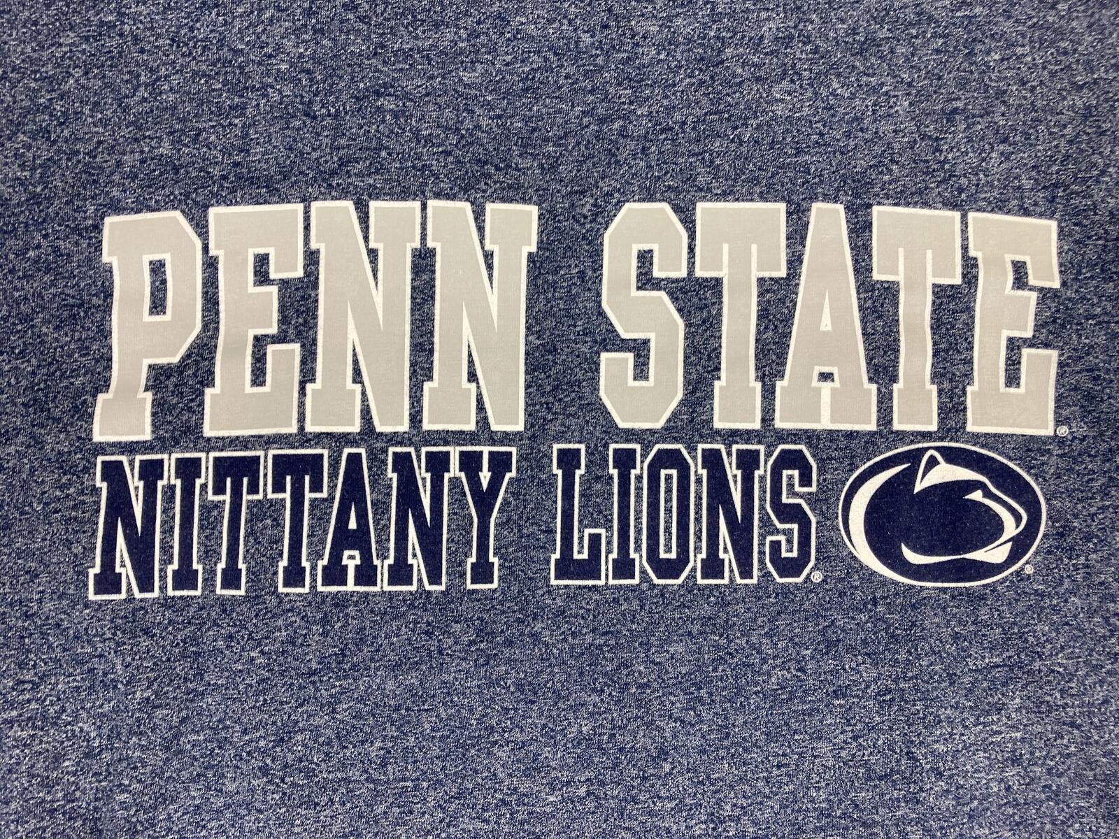 Penn State Nittany Lions The Victory Tri-Blend T-Shirt Heather Blue NCAA Tee XL