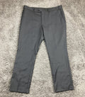 Indochino Dress Pants Men's Charcoal Gray 100% Wool Flat Front Trouser Sz 36