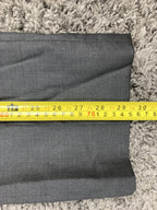 Indochino Dress Pants Men's Charcoal Gray 100% Wool Flat Front Trouser Sz 36