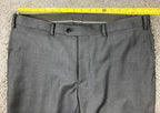 Indochino Dress Pants Men's Charcoal Gray 100% Wool Flat Front Trouser Sz 36