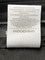 Indochino Dress Pants Men's Charcoal Gray 100% Wool Flat Front Trouser Sz 36