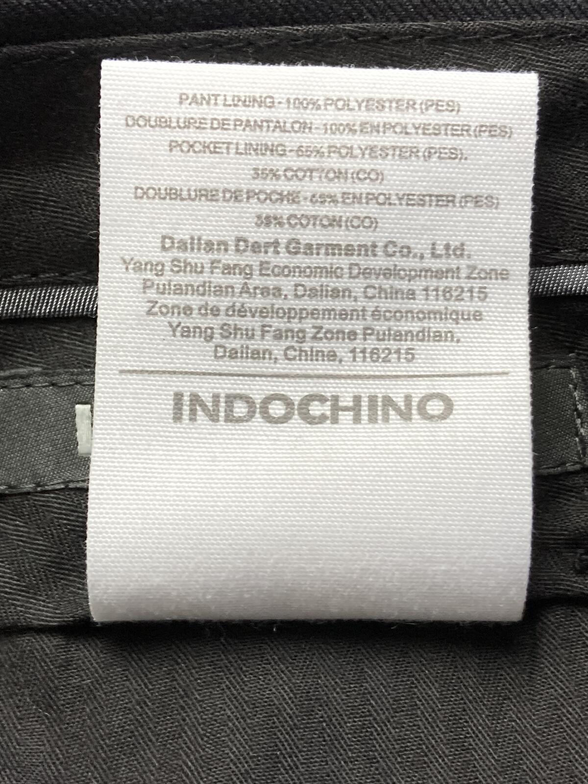 Indochino Dress Pants Men's Charcoal Gray 100% Wool Flat Front Trouser Sz 36