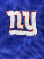 Reebok Polo Shirt NY Giants NFL Men's Blue White PlayDry Sz XL