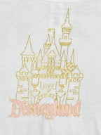 Disney Parks Women's Disneyland Castle Graphic T-Shirt White Sz 1X